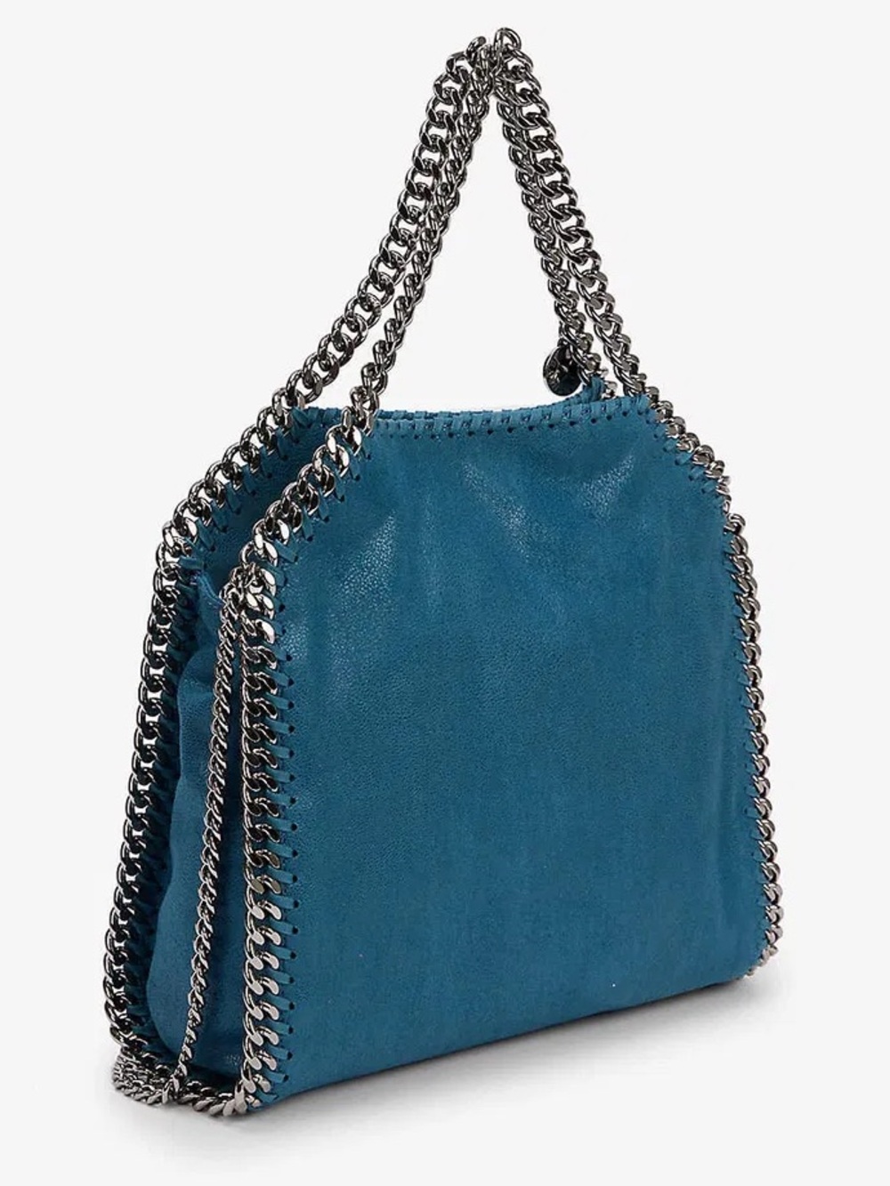 Stella McCartney Teal Chain-Trimmed Purse 💚 - Picture 1 of 12